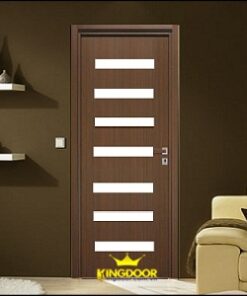 Cửa gỗ công nghiệp MDF phủ melamine KD.M1GL7
