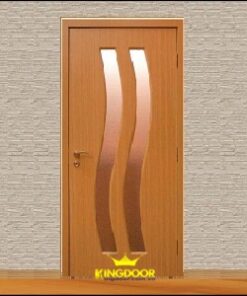 Cửa gỗ công nghiệp MDF phủ PVC KD.1061