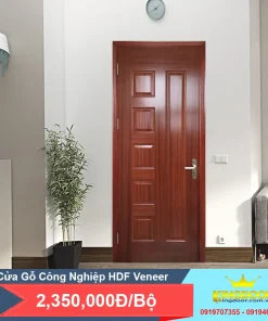 Cửa gỗ công nghiệp HDF Veneer