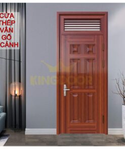 Cửa thép vân gỗ KG-1.04-1NC