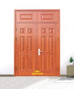 Cửa thép vân gỗ KG-22.04.04-2PV