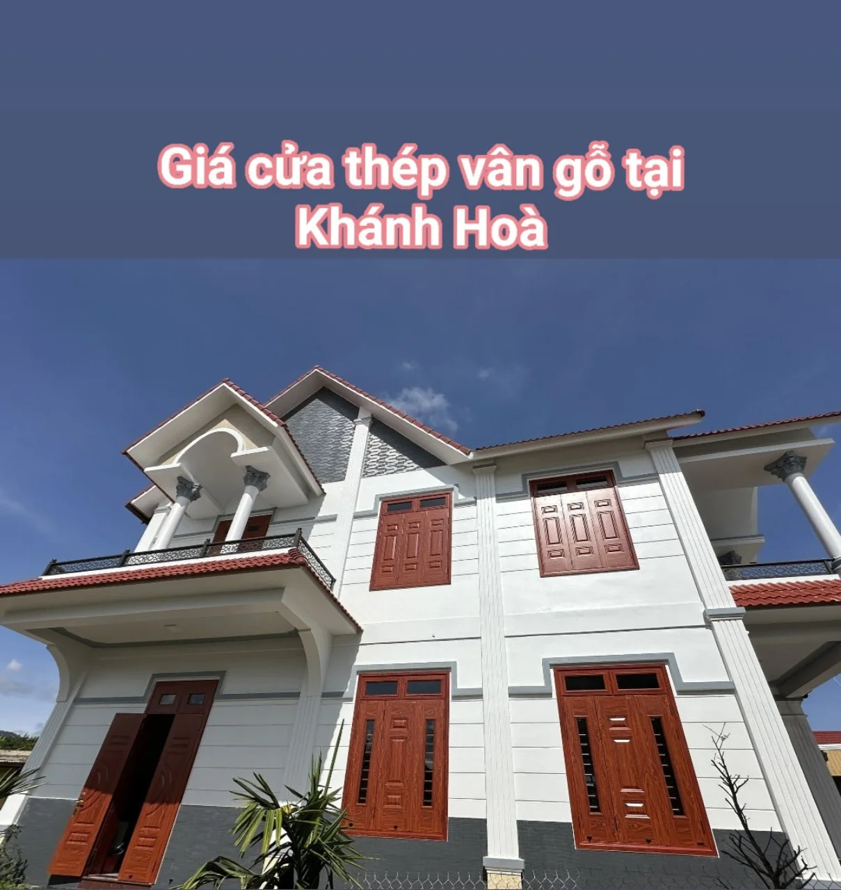 Giá cửa thép vân gỗ tại Khánh Hòa