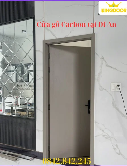 Giá cửa gỗ Carbon tại Dĩ An