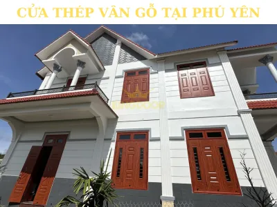 Giá cửa thép vân gỗ tại Phú Yên