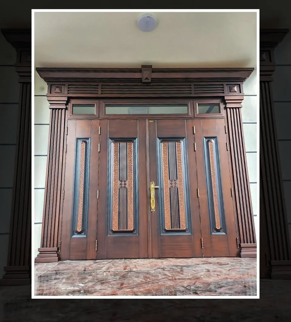 Giá cửa thép vân gỗ Classic 5D mới nhất