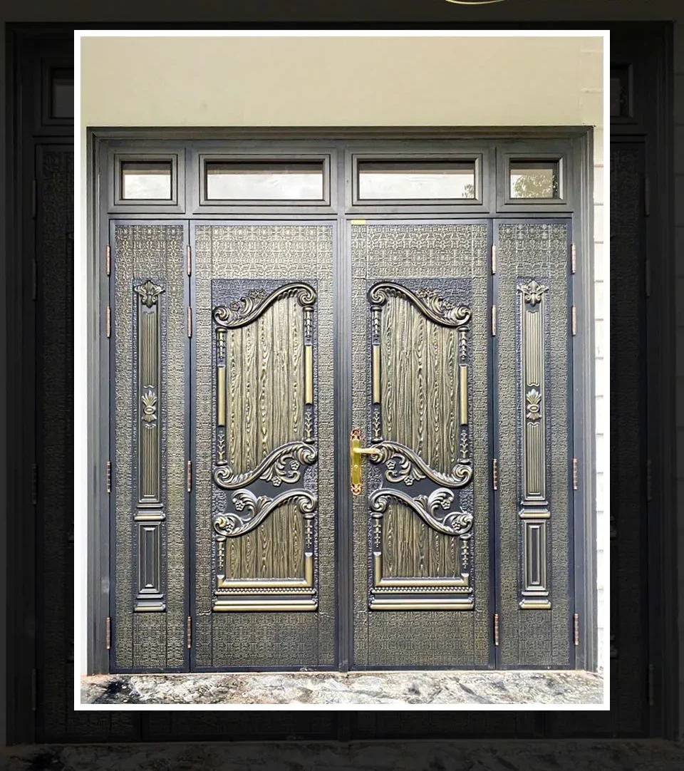 Giá cửa thép vân gỗ Classic 5D mới nhất