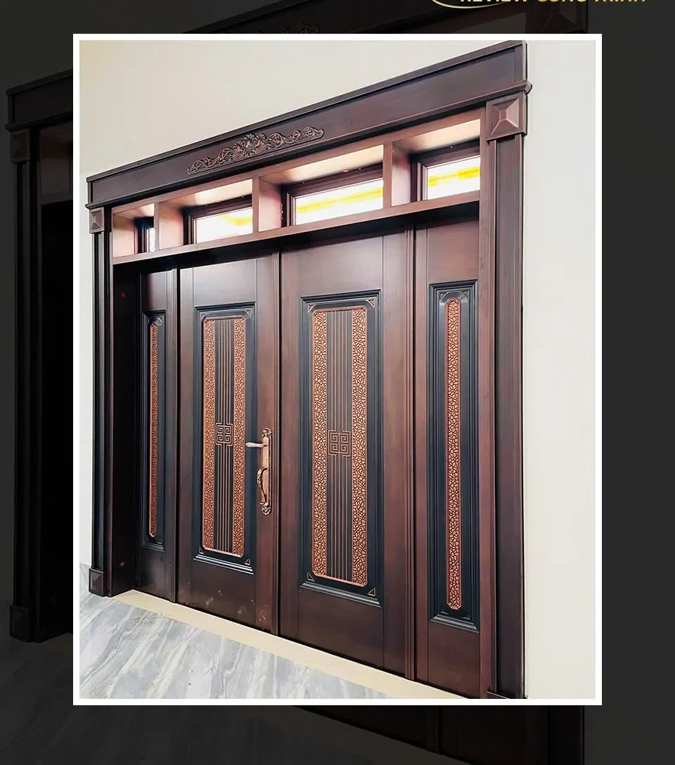 Giá cửa thép vân gỗ Classic 5D mới nhất