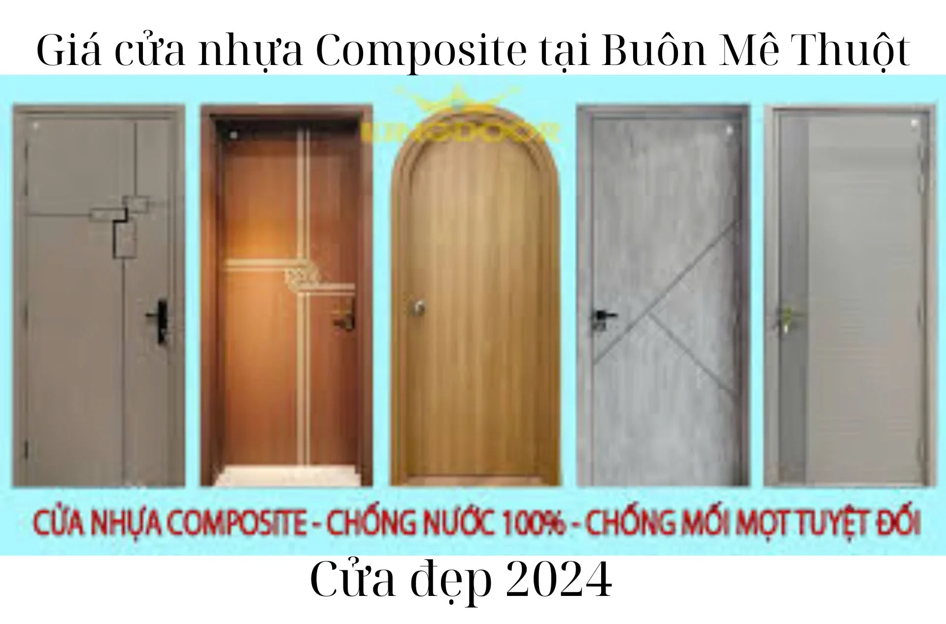 Giá cửa nhựa Composite tại Buôn Mê Thuột