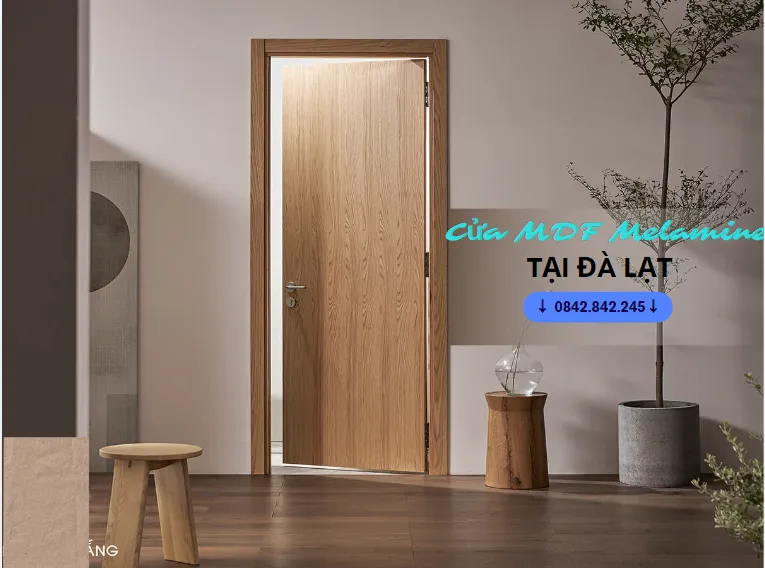 Giá cửa gỗ MDF Melamine tại Đà Lạt