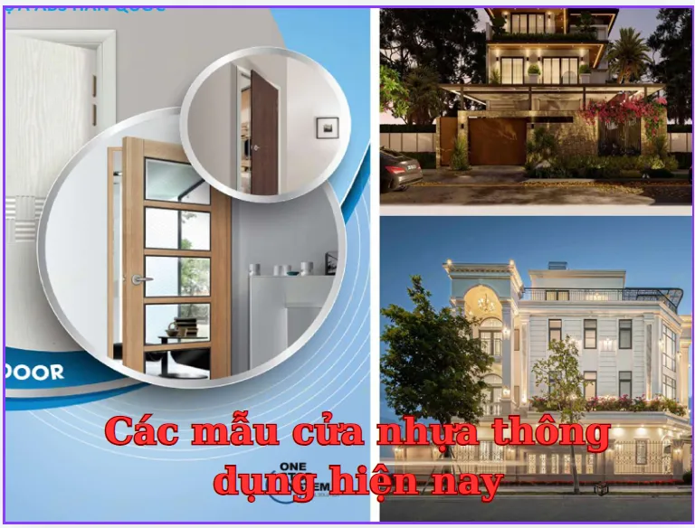 Những mẫu cửa nhựa thông dụng nhất hiện nay?