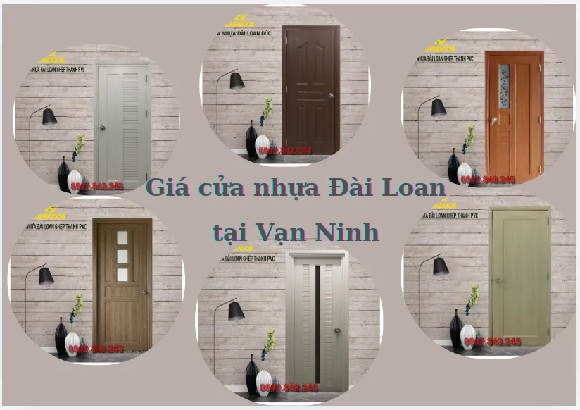 Giá cửa nhựa Đài Loan tại Vạn Ninh, Khánh Hòa