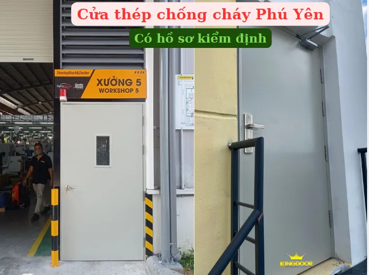 Giá cửa thép chống cháy có hồ sơ kiểm định tại Phú Yên