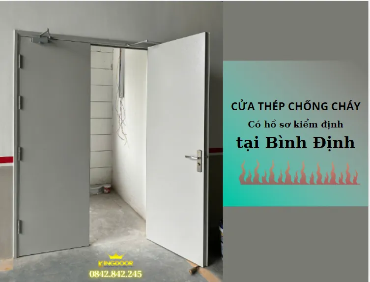 Cửa thép chống cháy tại Bình Định