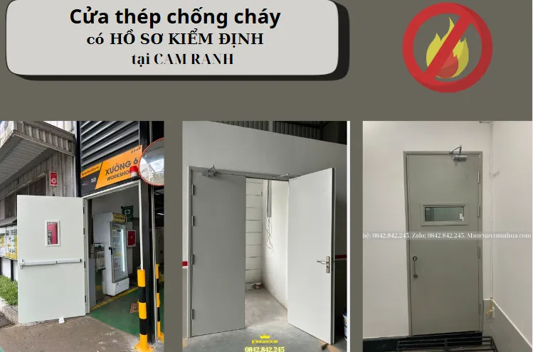 Cửa thép chống cháy tại Cam Ranh