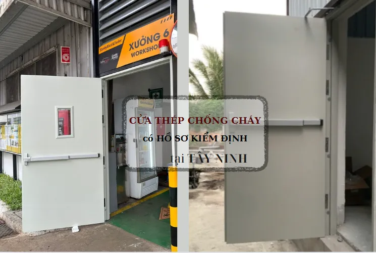 Giá cửa thép chống cháy có hồ sơ