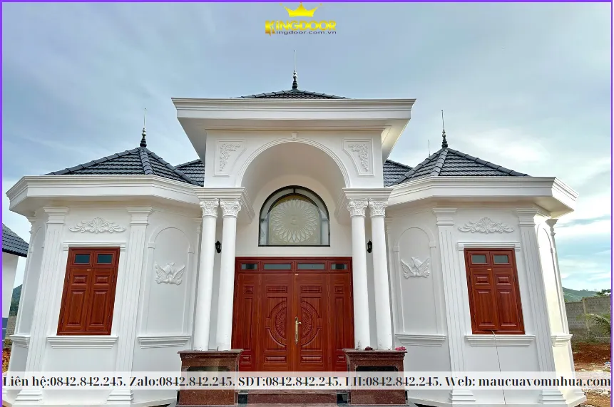 Giá cửa thép vân gỗ Ninh Thuận