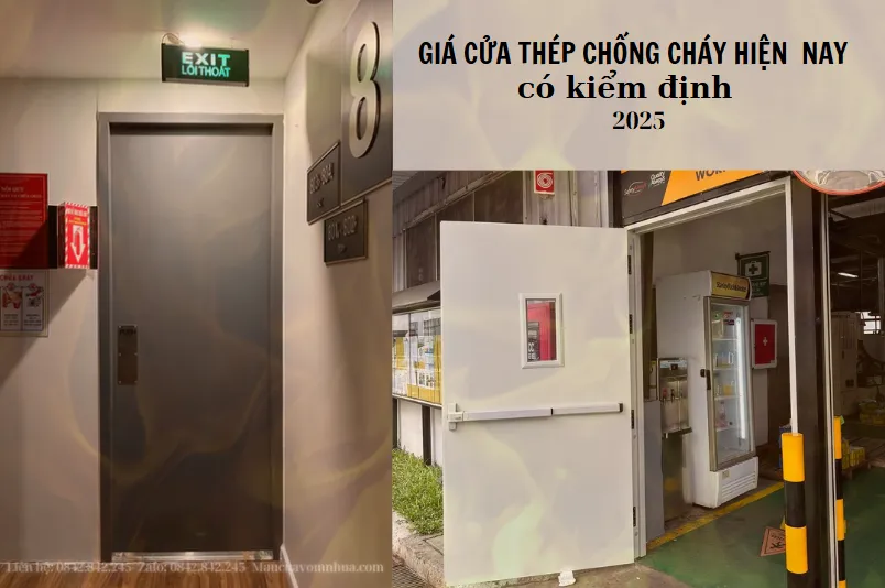 Giá cửa thép chống cháy hiện nay