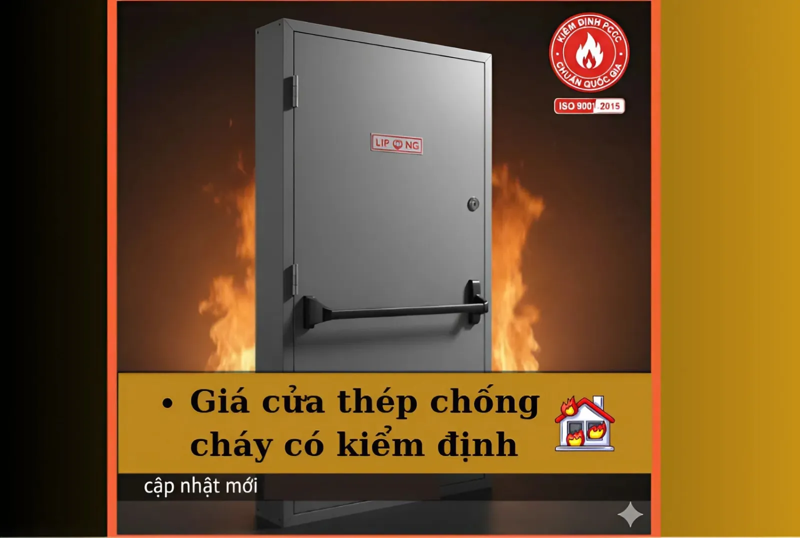 Giá cửa thép chống cháy có kiểm định