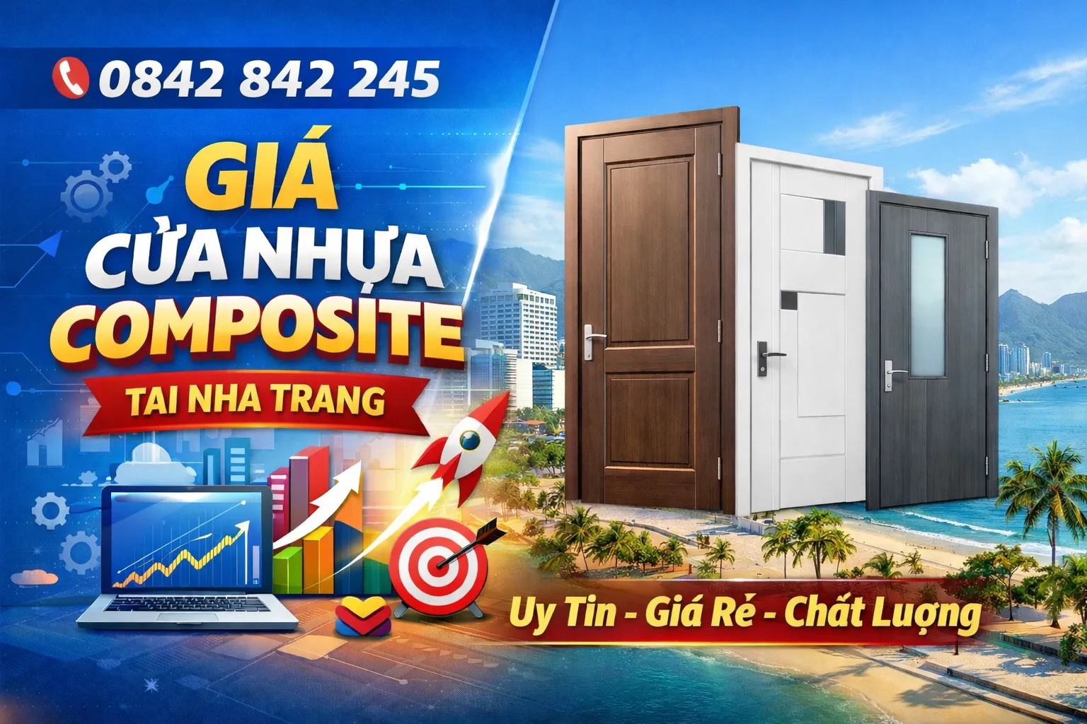 Giá cửa nhựa Composite tại Nha Trang